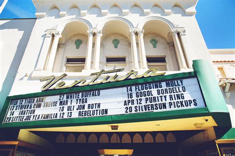 Feb 21, 2016 · Ventura movies and movie times. Ventura, CA cinemas and movie theaters. Toggle navigation. ... Rate Theater 680 Ventura Blvd., Camarillo, CA 93010. 844-462-7342 ... 